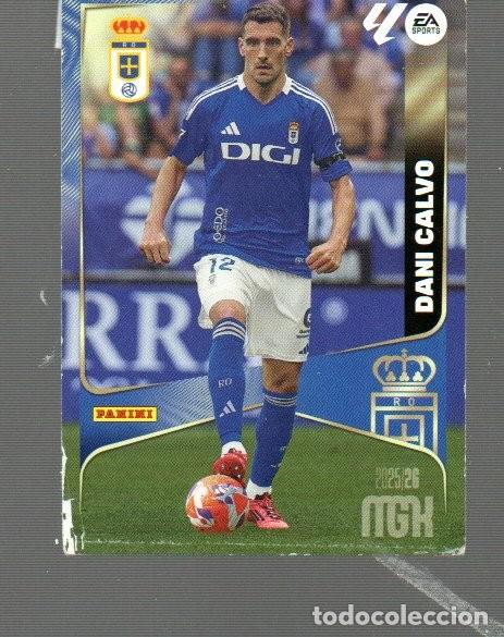 Cromos de F&uacute;tbol: CROMO DE EDITOR MGH PANINI DEL A&Ntilde;O 2025 / 26 OVIEDO DANI CALVO N&ordm;275
