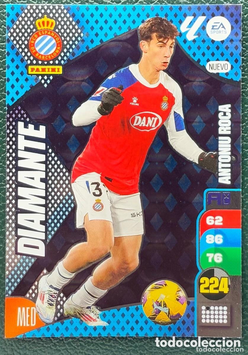 Cromos de F&uacute;tbol: ANTONIU ROCA RCD ESPANYOL NUEVO DIAMANTE FICHAS ALBUM ADRENALYN XL 2024 2025 24 25