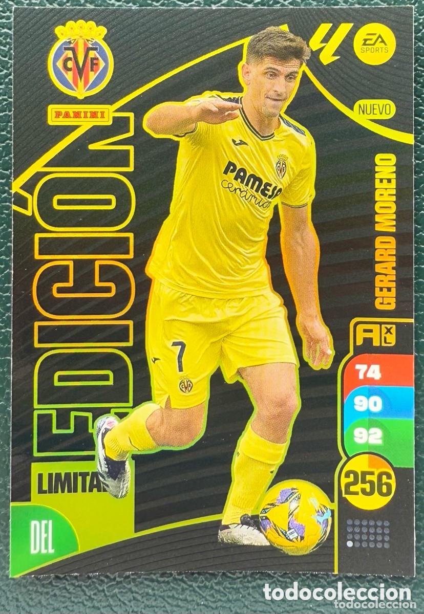 Cromos de F&uacute;tbol: GERARD MORENO VILLARREAL CF EDICION LIMITADA FICHAS ALBUM ADRENALYN XL 2024 2025 24 25