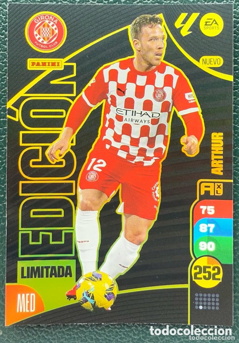 Cromos de F&uacute;tbol: ARTHUR GIRONA FC EDICION LIMITADA FICHAS ALBUM ADRENALYN XL 2024 2025 24 25