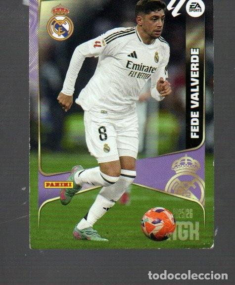 Cromos de F&uacute;tbol: CROMO DE EDITOR MGH PANINI DEL A&Ntilde;O 2025 / 26 REAL MADRID FEDE VALVERDE N&ordm; 228