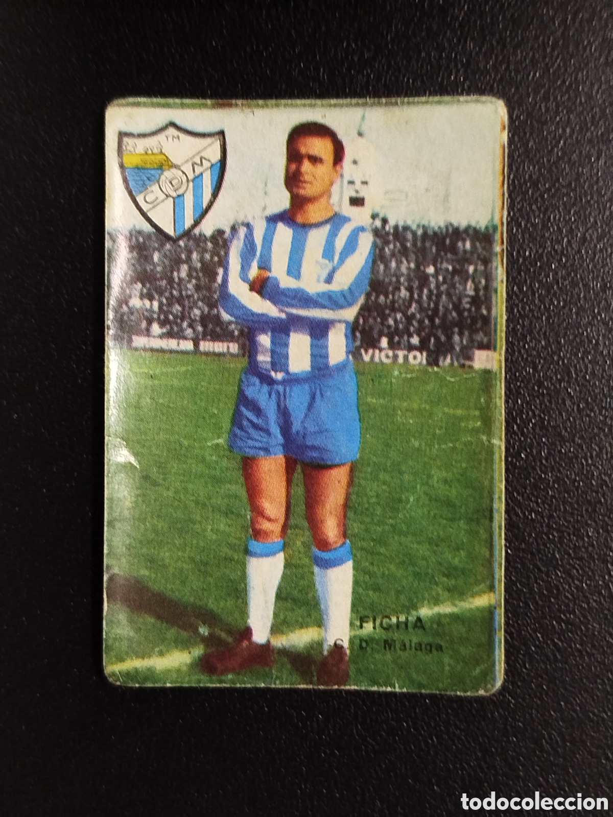 Cromos de F&uacute;tbol: CROMO FHER DISGRA 67 68 1967 1968 FUTBOL LIGA FICHA M&Aacute;LAGA