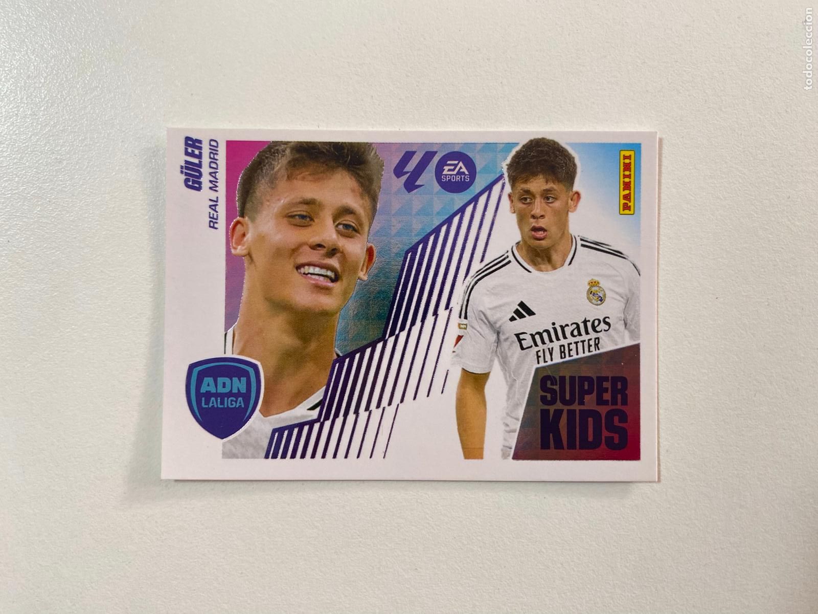Cromos de F&uacute;tbol: LALIGA ESTE 2025 2026 EA SPORTS 25 26 ALBUM PANINI ADN LALIGA S&Uacute;PER KIDS N 10 G&Uuml;LER REAL MADRID