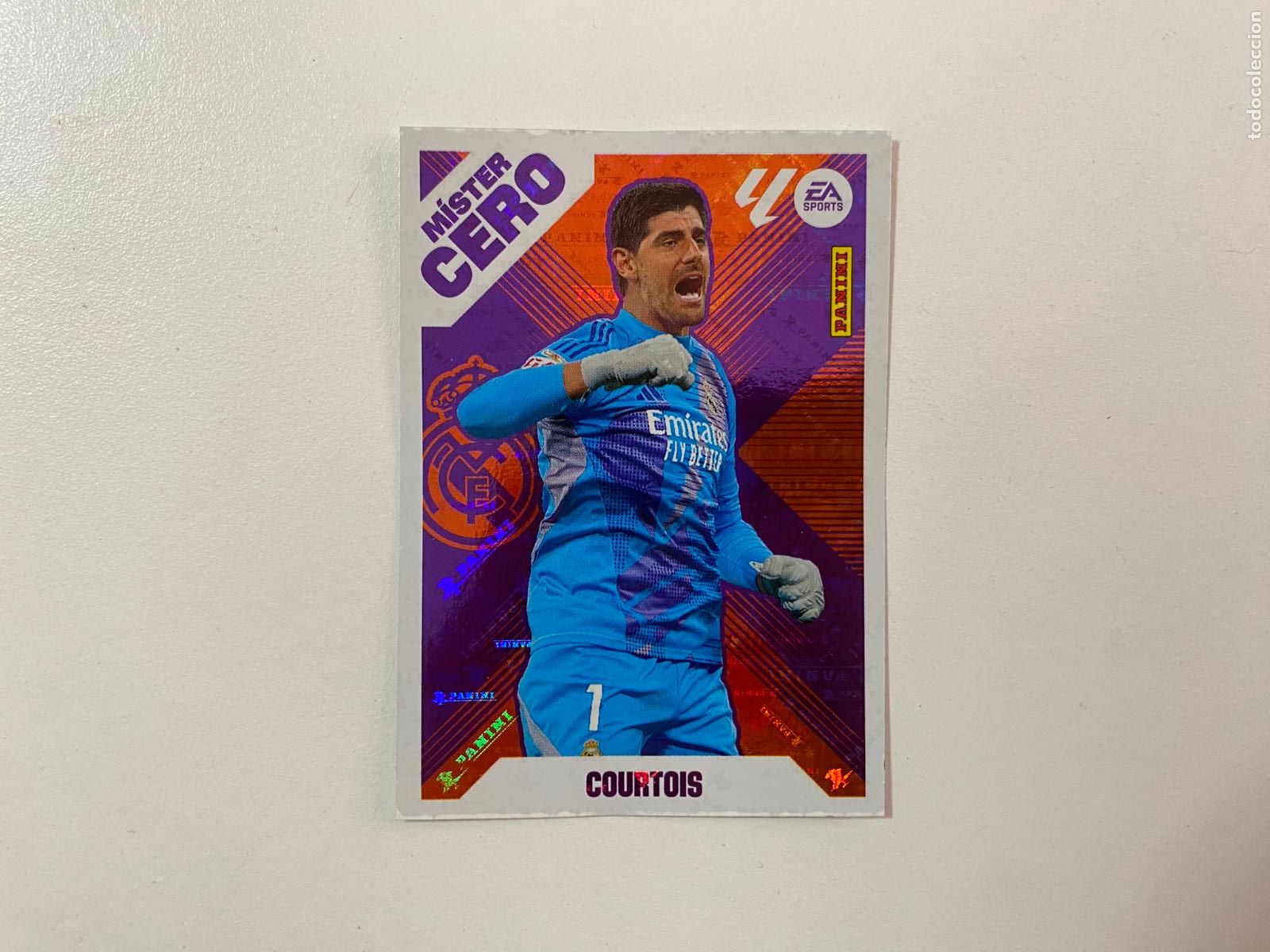 Cromos de F&uacute;tbol: LALIGA ESTE 2025 2026 EA SPORTS 25 26 ALBUM PANINI M&Iacute;STER CERO N 2 REAL MADRID COURTOIS