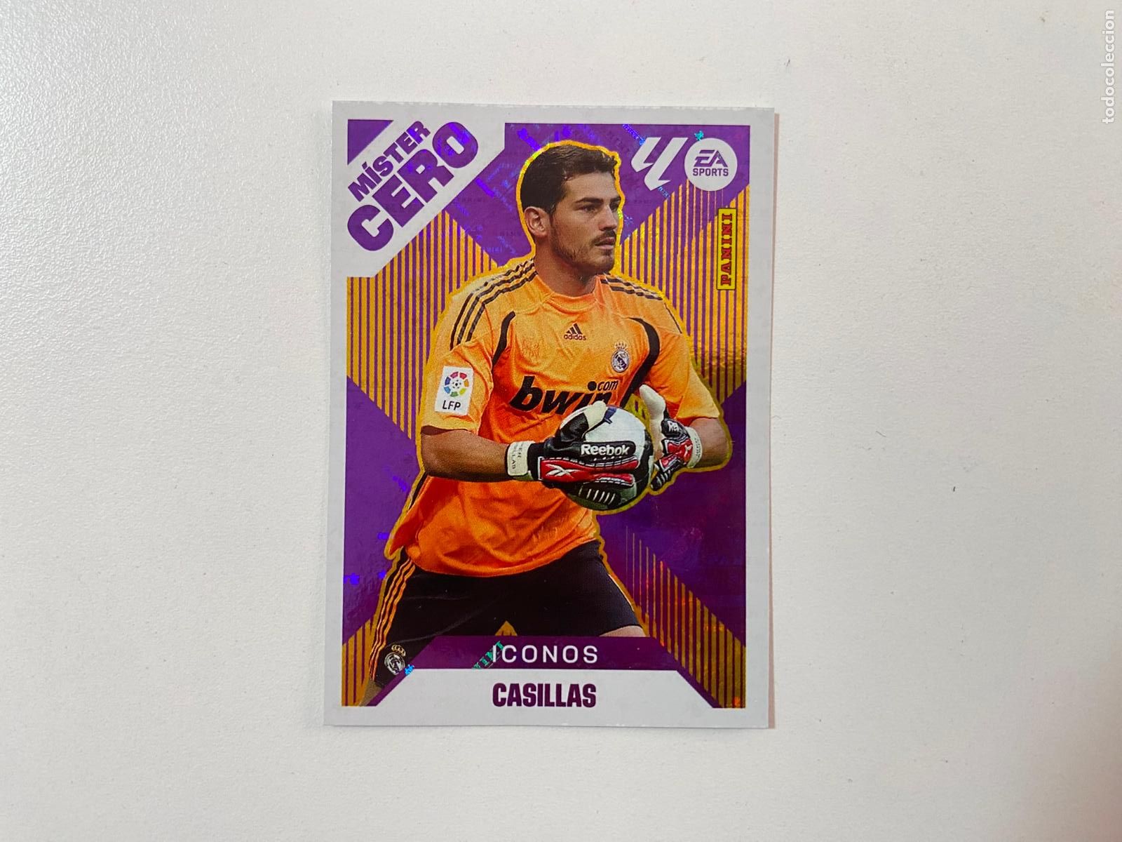 Cromos de F&uacute;tbol: LALIGA ESTE 2025 2026 EA SPORTS 25 26 ALBUM PANINI M&Iacute;STER CERO ICONOS N 1 CASILLAS REAL MADRID
