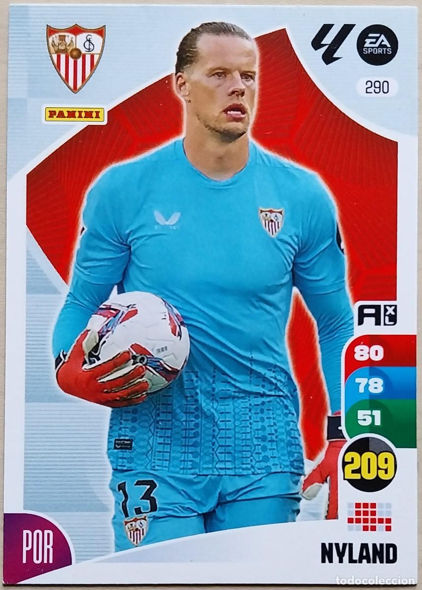 Cromos de F&uacute;tbol: 290 NYLAND SEVILLA FC FICHAS ALBUM ADRENALYN XL 2024 2025 24 25
