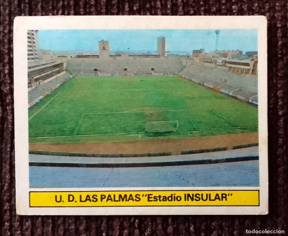 Cromos de F&uacute;tbol: CROMO CAMPEONATO DE LIGA 81-82. ESTADIO INSULAR. U.D. LAS PALMAS. EDICIONES ESTE.