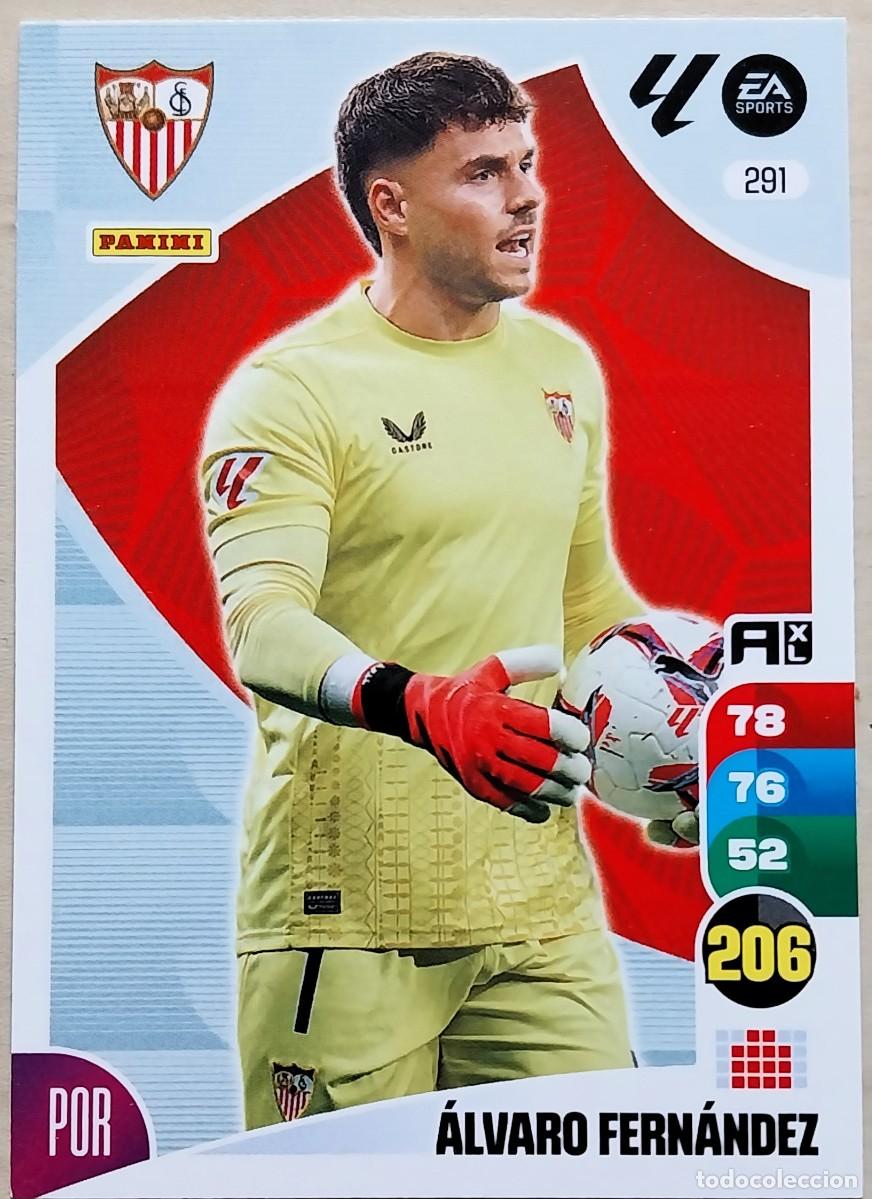 Cromos de F&uacute;tbol: 291 ALVARO FERNANDEZ SEVILLA FC FICHAS ALBUM ADRENALYN XL 2024 2025 24 25