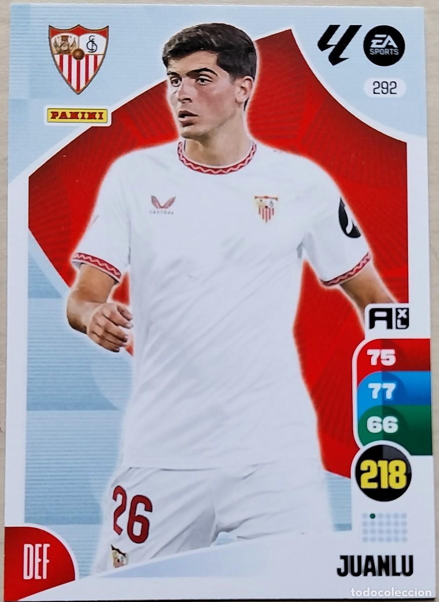Cromos de F&uacute;tbol: 292 JUANLU SEVILLA FC FICHAS ALBUM ADRENALYN XL 2024 2025 24 25