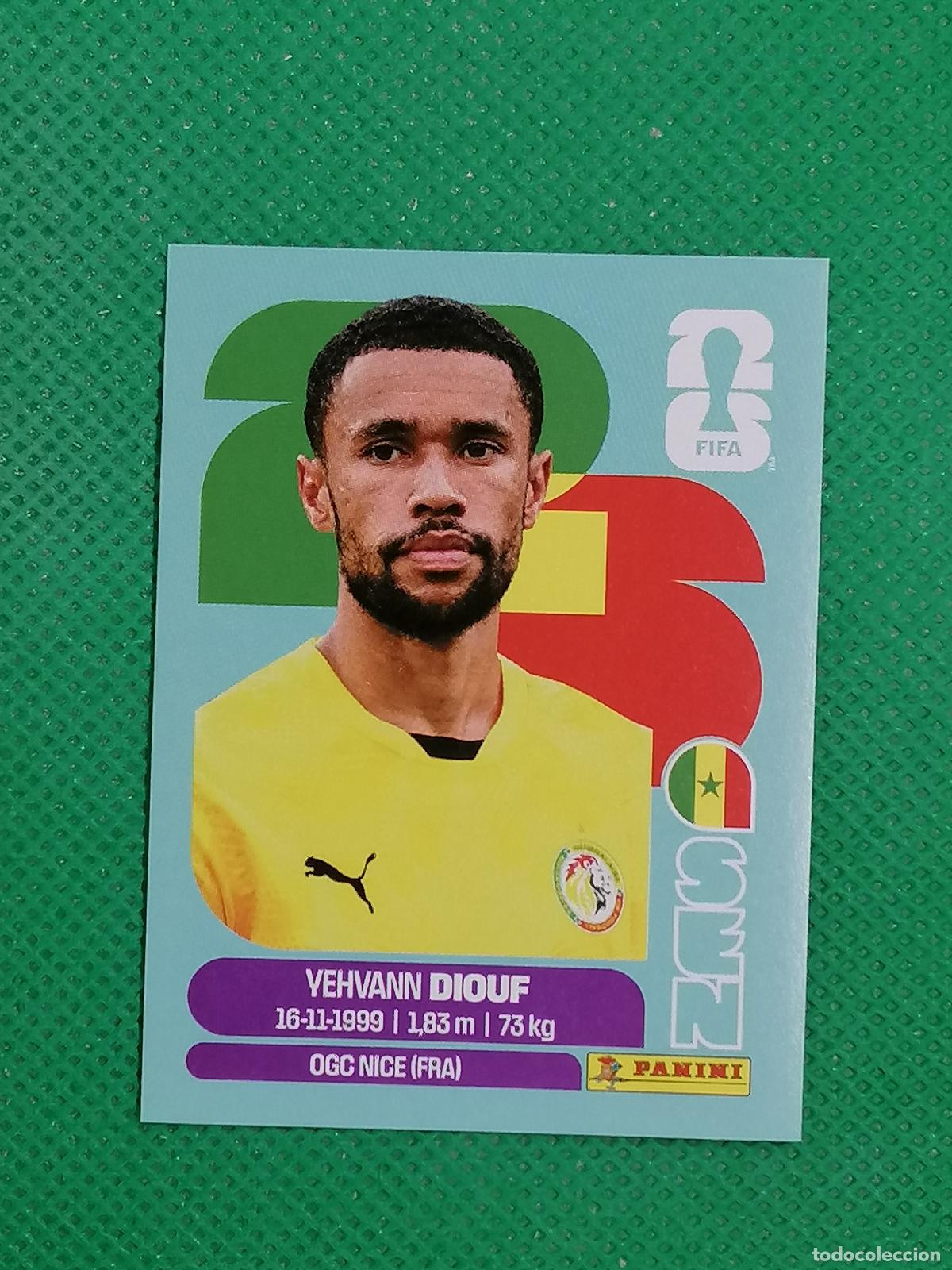 Cromos de F&uacute;tbol: SEN 3 SEN3 YEHVANN DIOUF SENEGAL ⚽ PANINI FIFA MUNDIAL WORLD CUP 26 2026 STICKER ⚽