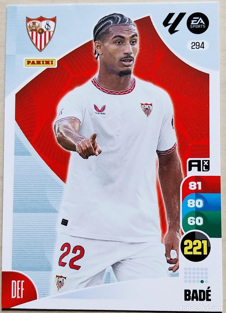 Cromos de Futebol: 294 BADE SEVILLA FC FICHAS ALBUM ADRENALYN XL 2024 2025 24 25