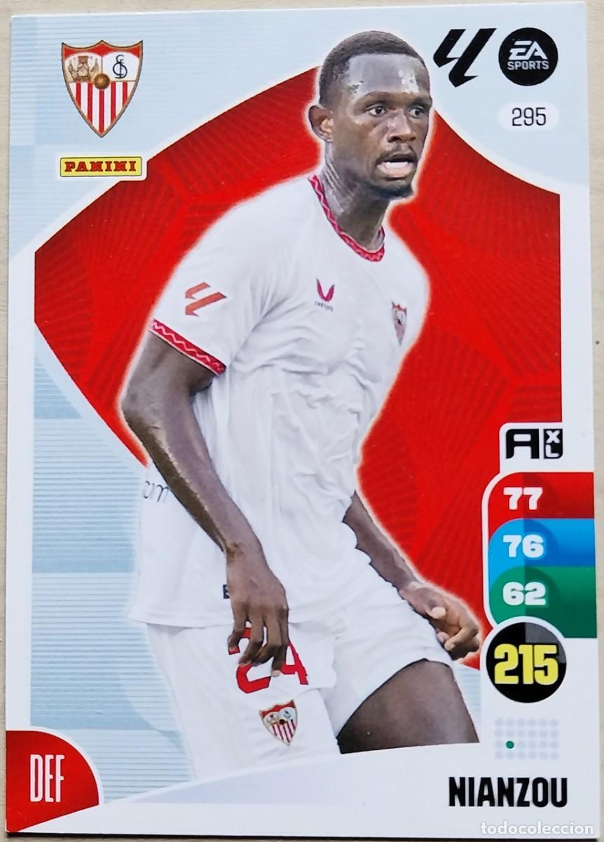 Cromos de Futebol: 295 NIANZOU SEVILLA FC FICHAS ALBUM ADRENALYN XL 2024 2025 24 25