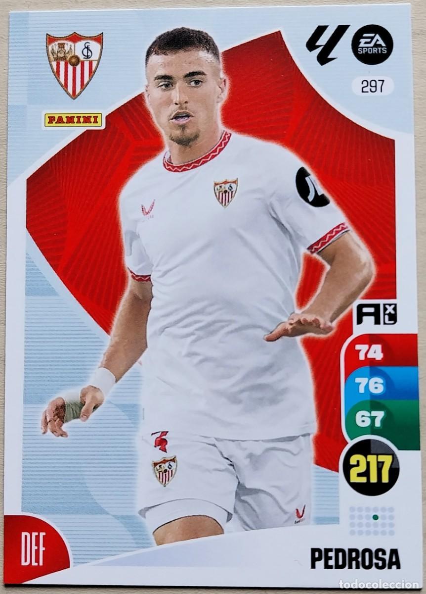 Cromos de F&uacute;tbol: 297 PEDROSA SEVILLA FC FICHAS ALBUM ADRENALYN XL 2024 2025 24 25