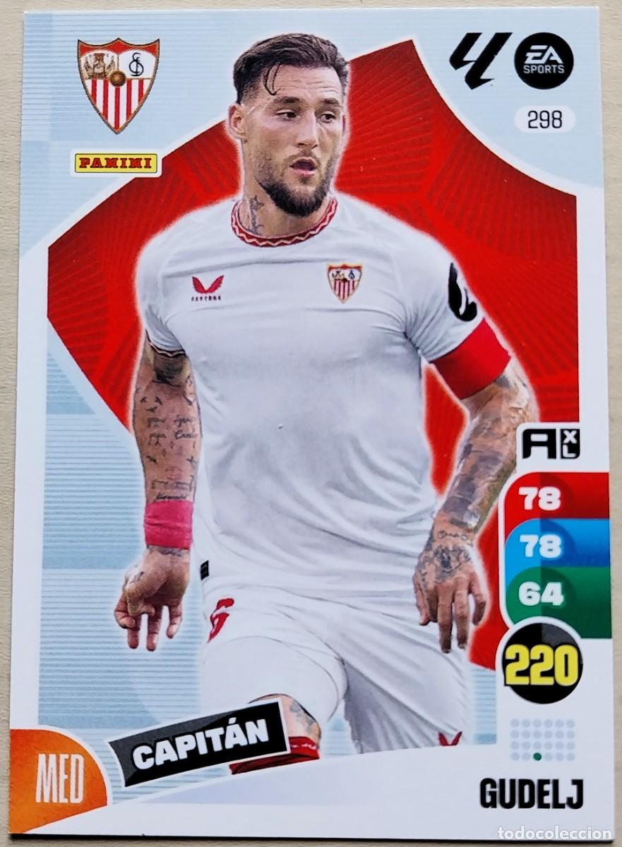 Cromos de F&uacute;tbol: 298 GUDELJ SEVILLA FC FICHAS ALBUM ADRENALYN XL 2024 2025 24 25