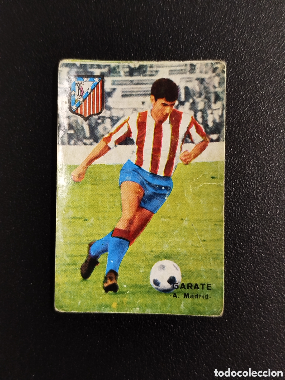 Cromos de F&uacute;tbol: CROMO FHER DISGRA 67 68 1967 1968 FUTBOL LIGA GARATE ATL&Eacute;TICO DE MADRID