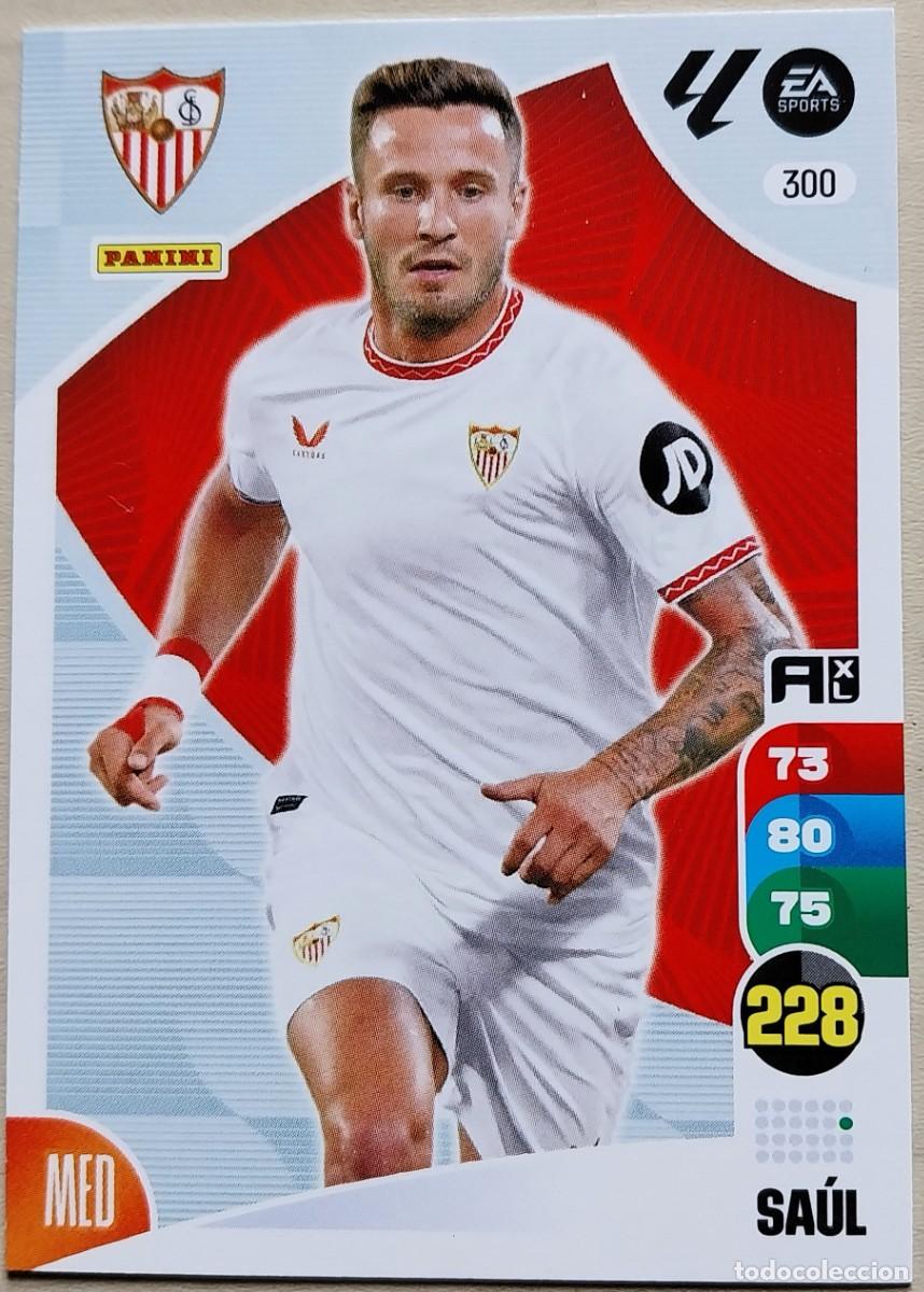 Cromos de F&uacute;tbol: 300 SAUL SEVILLA FC FICHAS ALBUM ADRENALYN XL 2024 2025 24 25