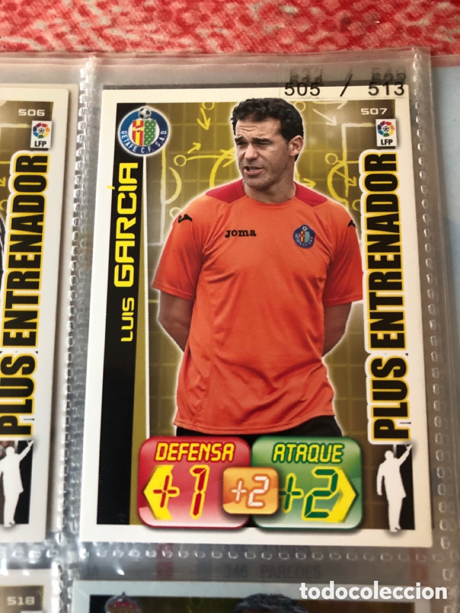 Cromos de F&uacute;tbol: Adrenalyn 2012 2013 plus entrenador Luis Garc&iacute;a 507 Getafe