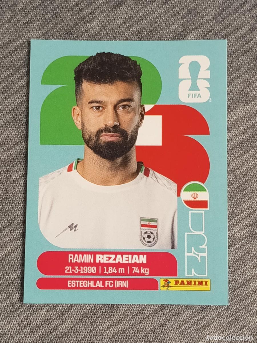 Cromos de F&uacute;tbol: REZAEIAN IRN 7 STICKER MUNDIAL 2026 PANINI FIFA WORLD CUP NUEVO