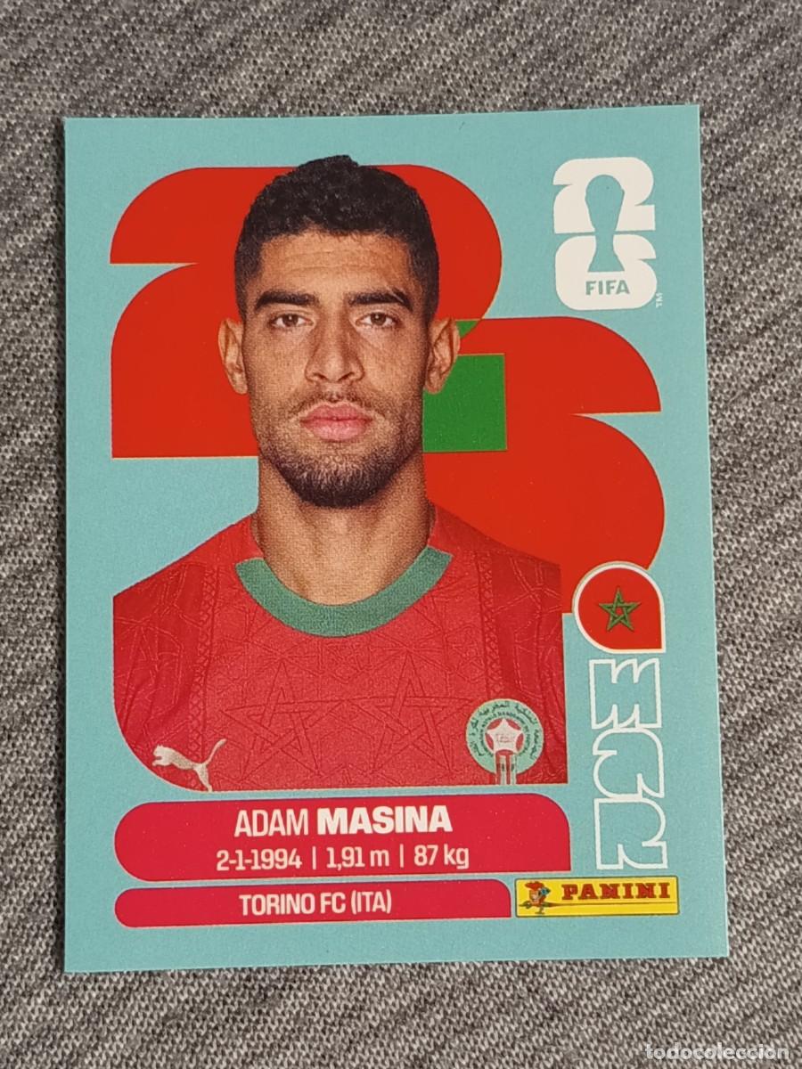 Cromos de F&uacute;tbol: MASINA MAR 9 STICKER MUNDIAL 2026 PANINI FIFA WORLD CUP NUEVO