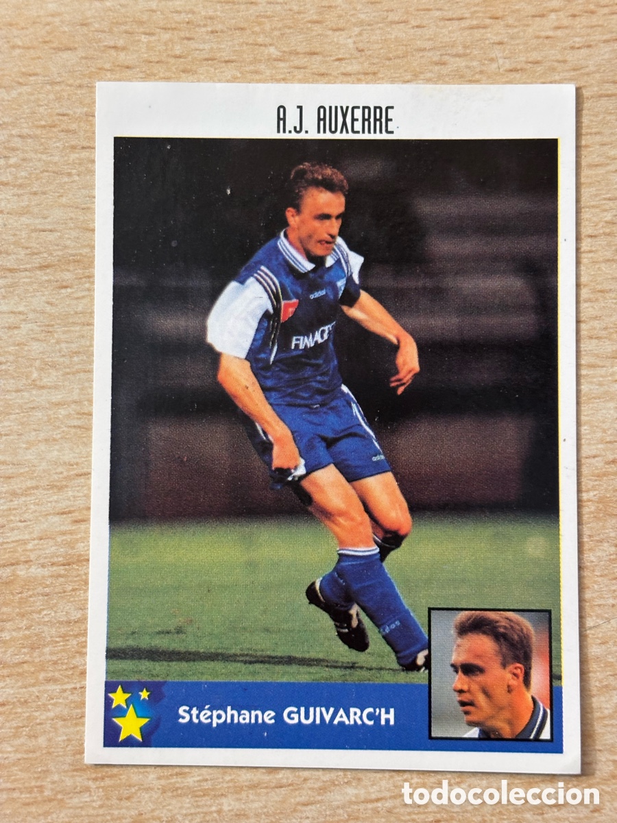 Cromos de F&uacute;tbol: # 265 Guivarc&rsquo;h Auxerre Mejores Equipos de Europa 97-98 Panini Francia