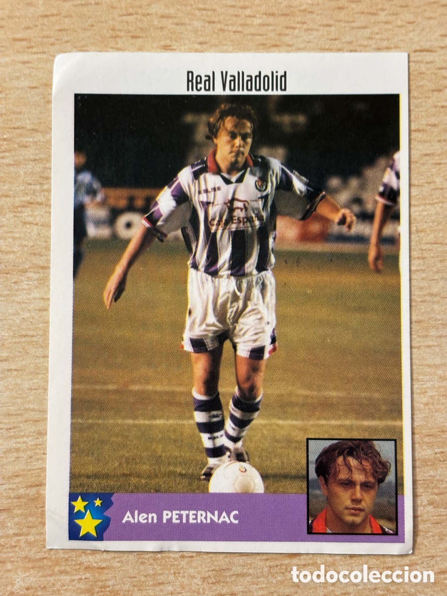 Cromos de F&uacute;tbol: # 263 Peternac Real Valladolid Mejores Equipos de Europa 97-98 Panini Croacia