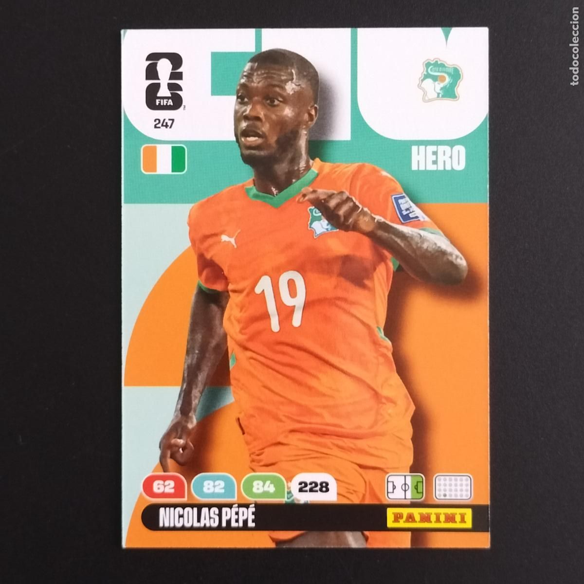 Cromos de F&uacute;tbol: 247 NICOLAS PEPE COSTA DE MARFIL ADRENALYN XL MUNDIAL 26 2026 FIFA WORLD CUP PANINI