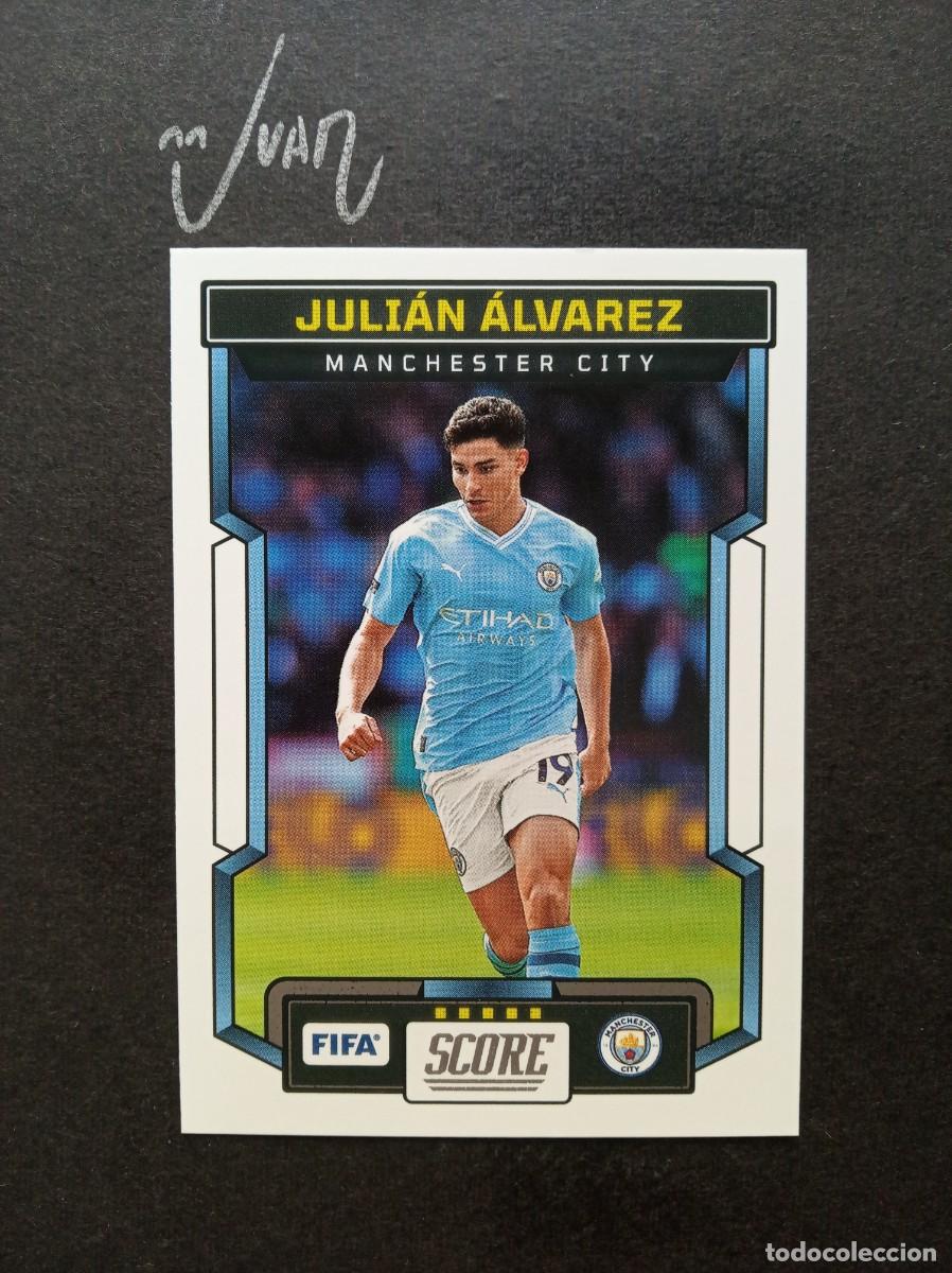 Cromos de F&uacute;tbol: N&ordm; 146 JULIAN ALVAREZ MANCHESTER CITY ATLETICO MADRID ⚽ PANINI &reg; SCORE FIFA 2023 2024 23 24 NUEVO
