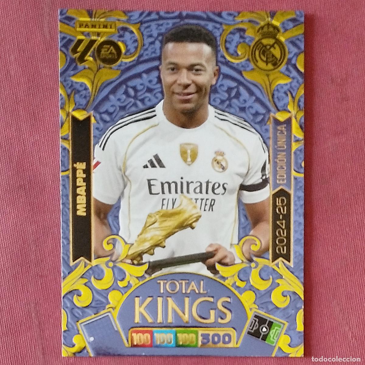 Cromos de F&uacute;tbol: MBAPP&Eacute; - REAL MADRID - EDICION UNICA - TOTAL KINGS - DREAM BOX ADRENALYN 2025 2026