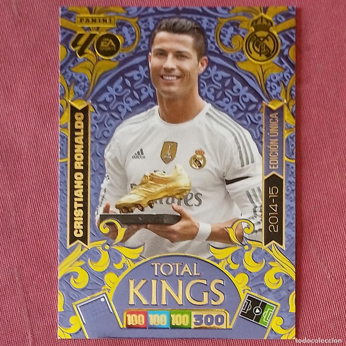 Figurine di Calcio: CRISTIANO RONALDO - REAL MADRID - EDICION UNICA - TOTAL KINGS - DREAM BOX ADRENALYN 2025 2026