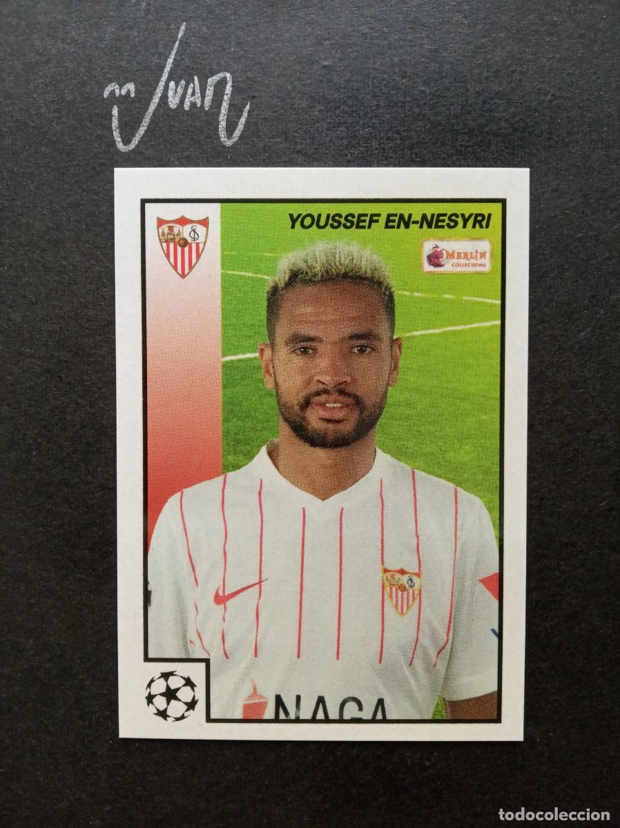 Football Stickers: N&ordm; 93 EN-NESYRI SEVILLA MARRUECOS ⚽ TOPPS &reg; MERLIN HERITAGE 97 2021 2022 21 22 NUEVO