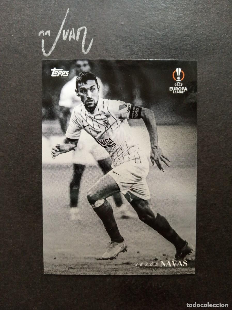 Football Stickers: N&ordm; 6 JESUS NAVAS SEVILLA ESPA&Ntilde;A ⚽ TOPPS &reg; SIMPLICIDAD CHAMPIONS 2022 2023 22 23 NUEVO