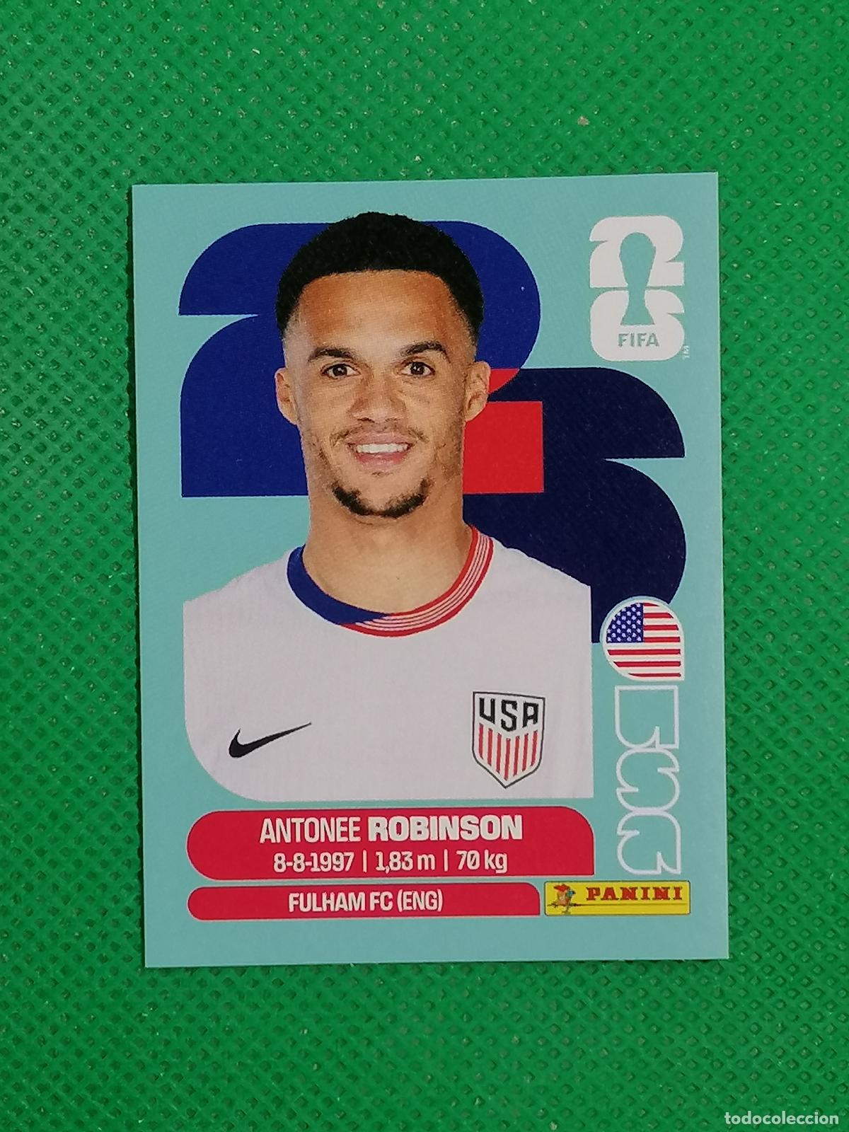 Cromos de F&uacute;tbol: USA 7 USA7 ANTONEE ROBINSON USA ⚽ PANINI FIFA MUNDIAL WORLD CUP 26 2026 STICKER ⚽