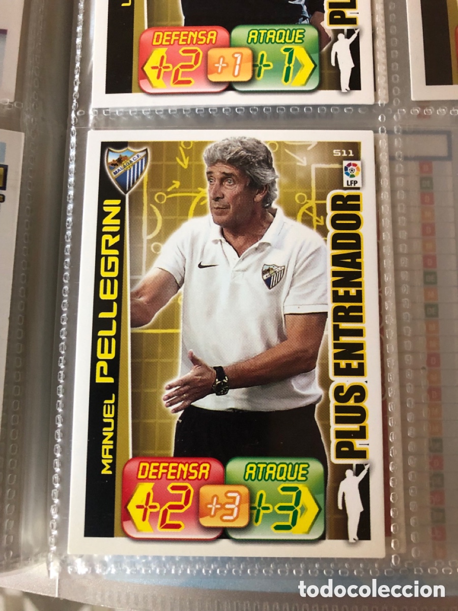 Cromos de F&uacute;tbol: Adrenalyn 2012 2013 plus entrenador Manuel pellegrini 511 malaga
