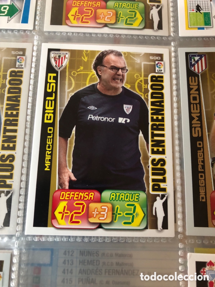 Cromos de F&uacute;tbol: Adrenalyn 2012 2013 plus entrenador Marcelo bielsa 500 ath Bilbao