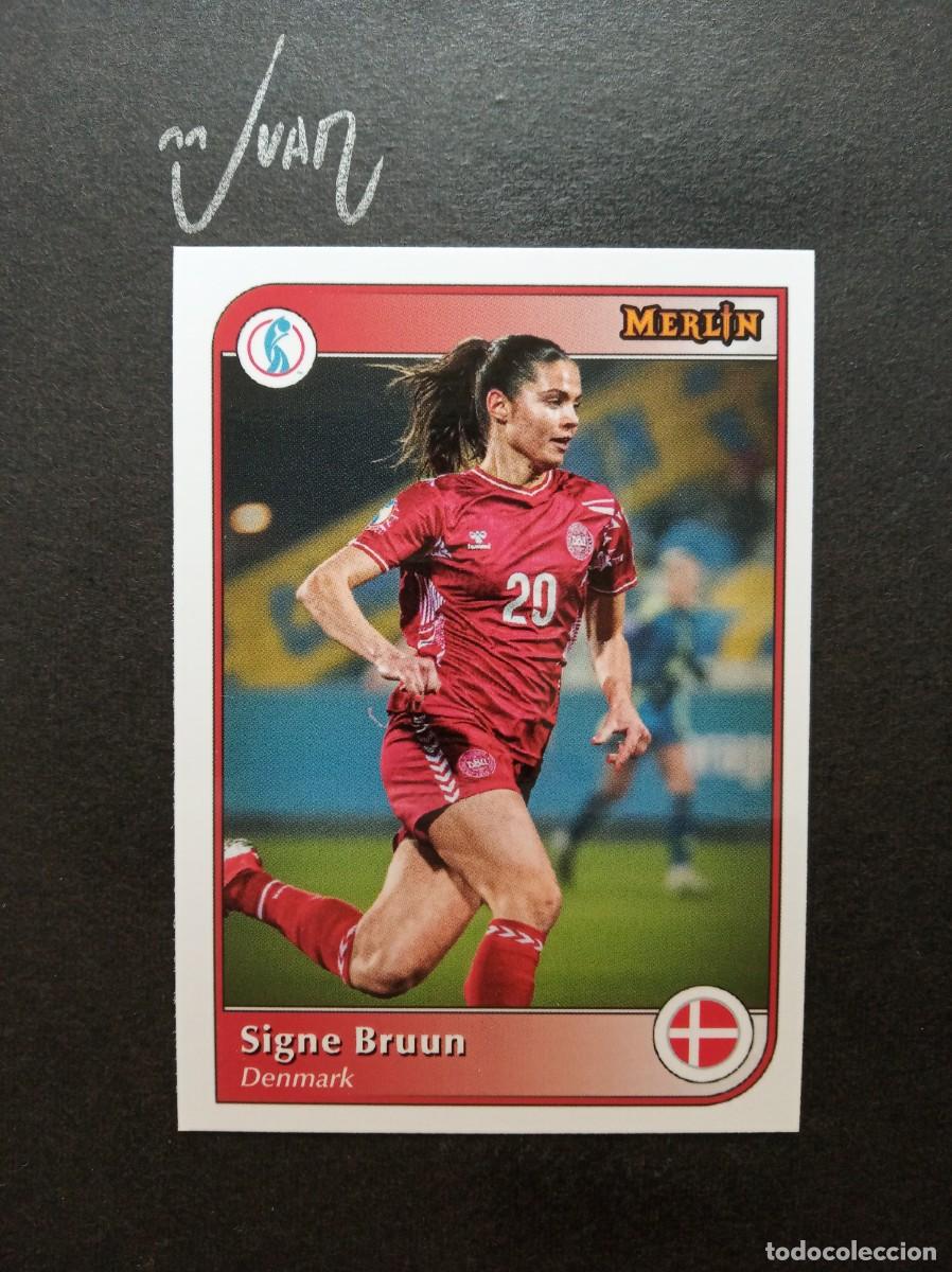 Cromos de F&uacute;tbol: EURO STARS SIGNE BRUUN DINAMARCA REAL MADRID ⚽ TOPPS &reg; MERLIN UEFA WOMEN 2024 2025 24 25 NUEVO
