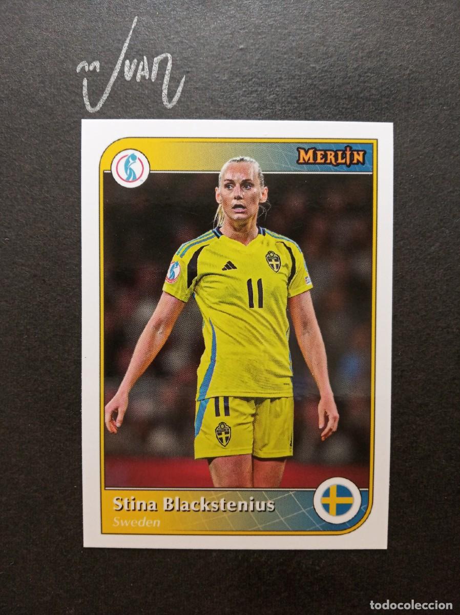 Football Stickers: EURO STARS BLACKSTENIUS SUECIA ARSENAL ⚽ TOPPS &reg; MERLIN UEFA WOMEN 2024 2025 24 25 NUEVO