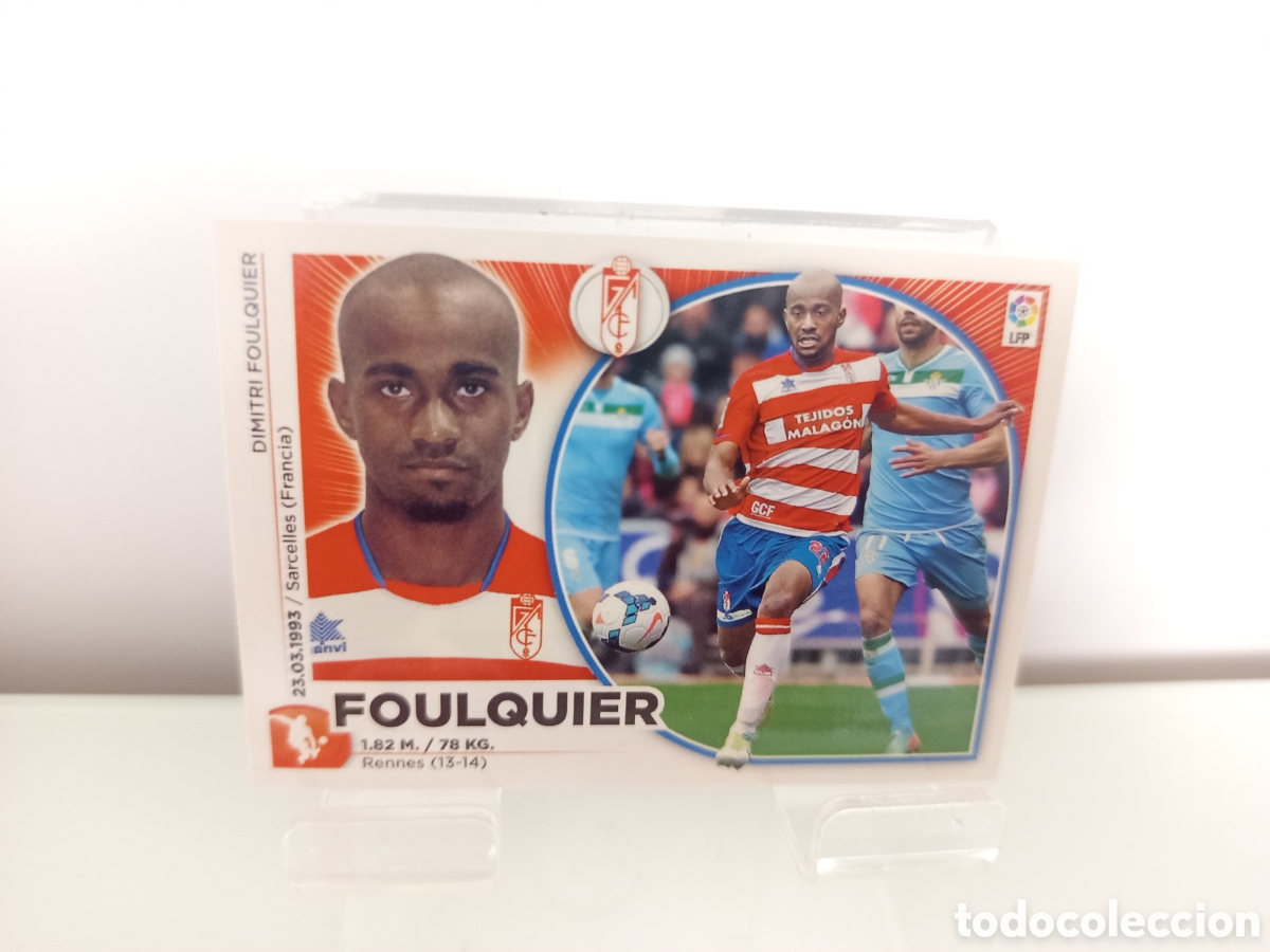 Fu&szlig;ball-Sticker: ❇️ CROMO ⚽ FOULQUIER GRANADA 14 15 2014 2015 ESTE PANINI SIN PEGAR ❇️