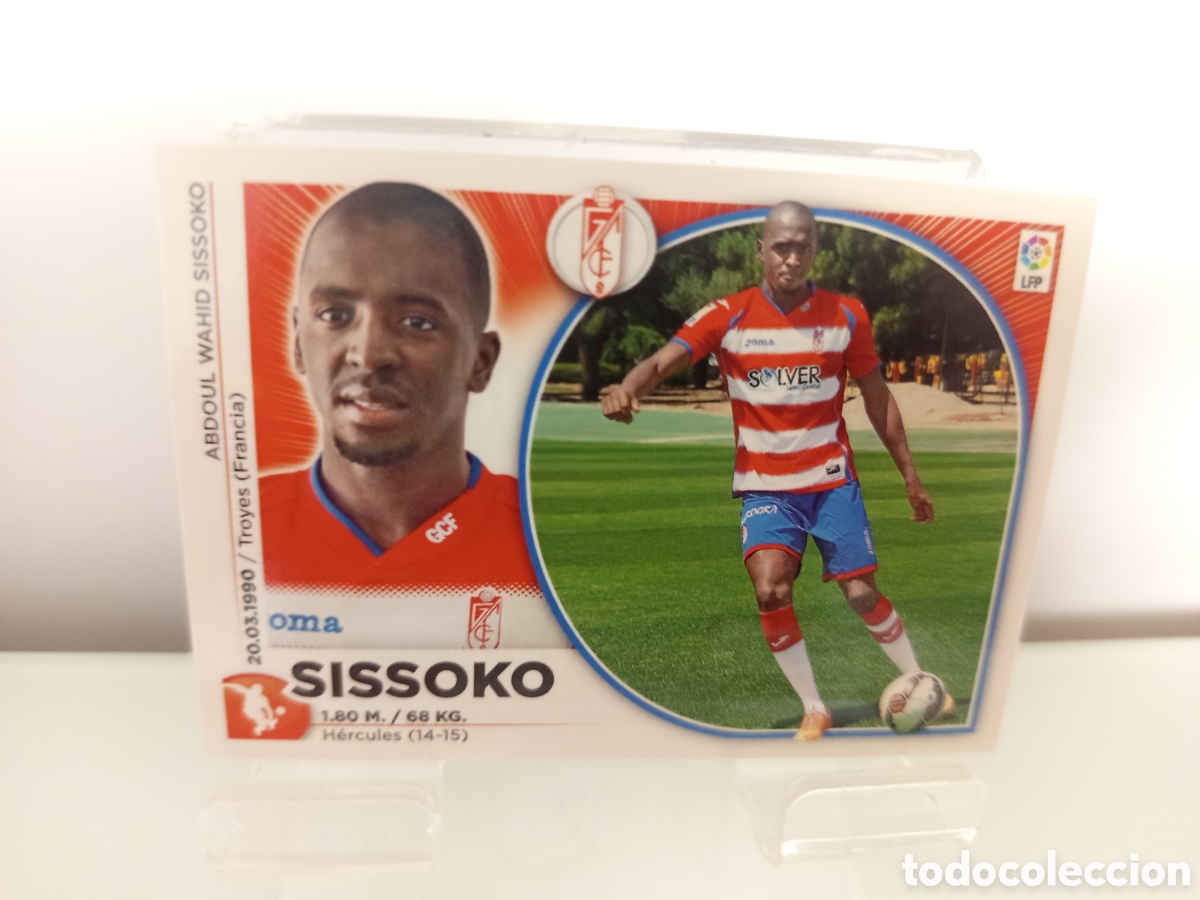 Fu&szlig;ball-Sticker: ❇️ CROMO ⚽ SISSOKO GRANADA 14 15 2014 2015 ESTE PANINI SIN PEGAR ❇️