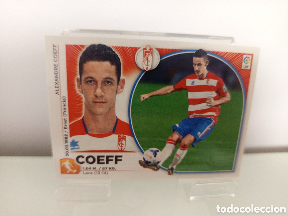 Fu&szlig;ball-Sticker: ❇️ CROMO ⚽ COEFF GRANADA 14 15 2014 2015 ESTE PANINI SIN PEGAR ❇️