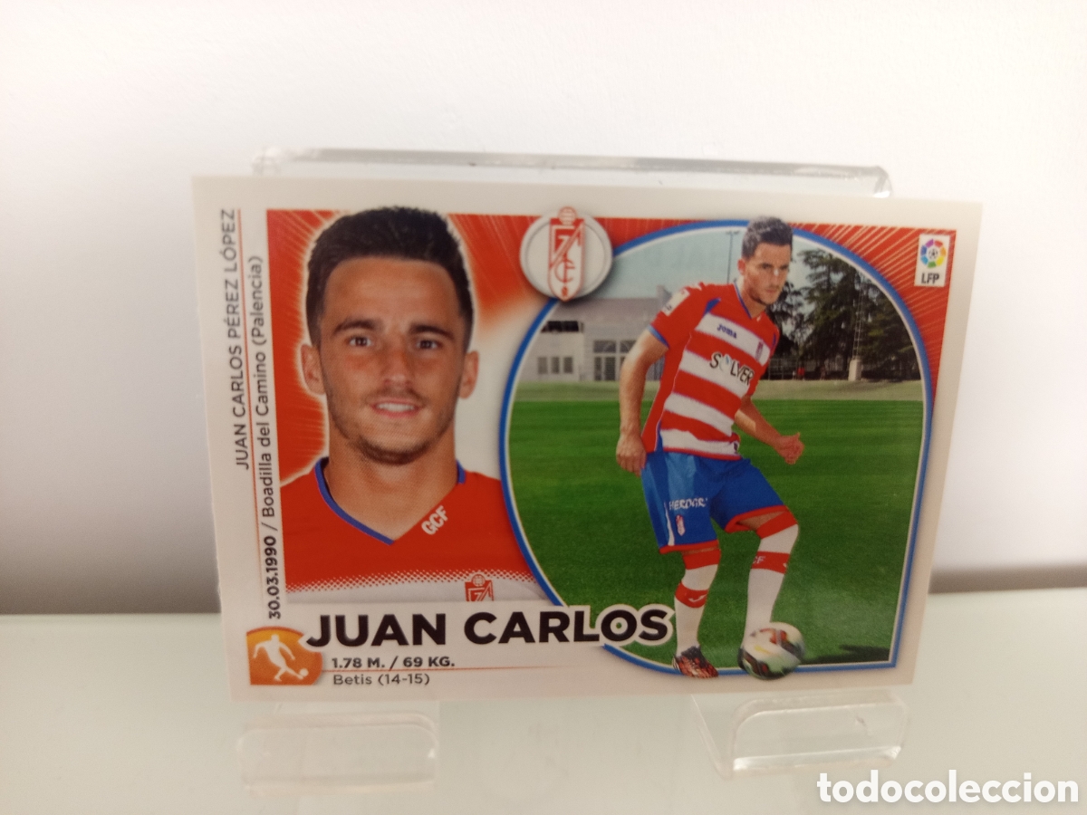 Fu&szlig;ball-Sticker: ❇️ CROMO ⚽ JUAN CARLOS GRANADA 14 15 2014 2015 ESTE PANINI SIN PEGAR ❇️