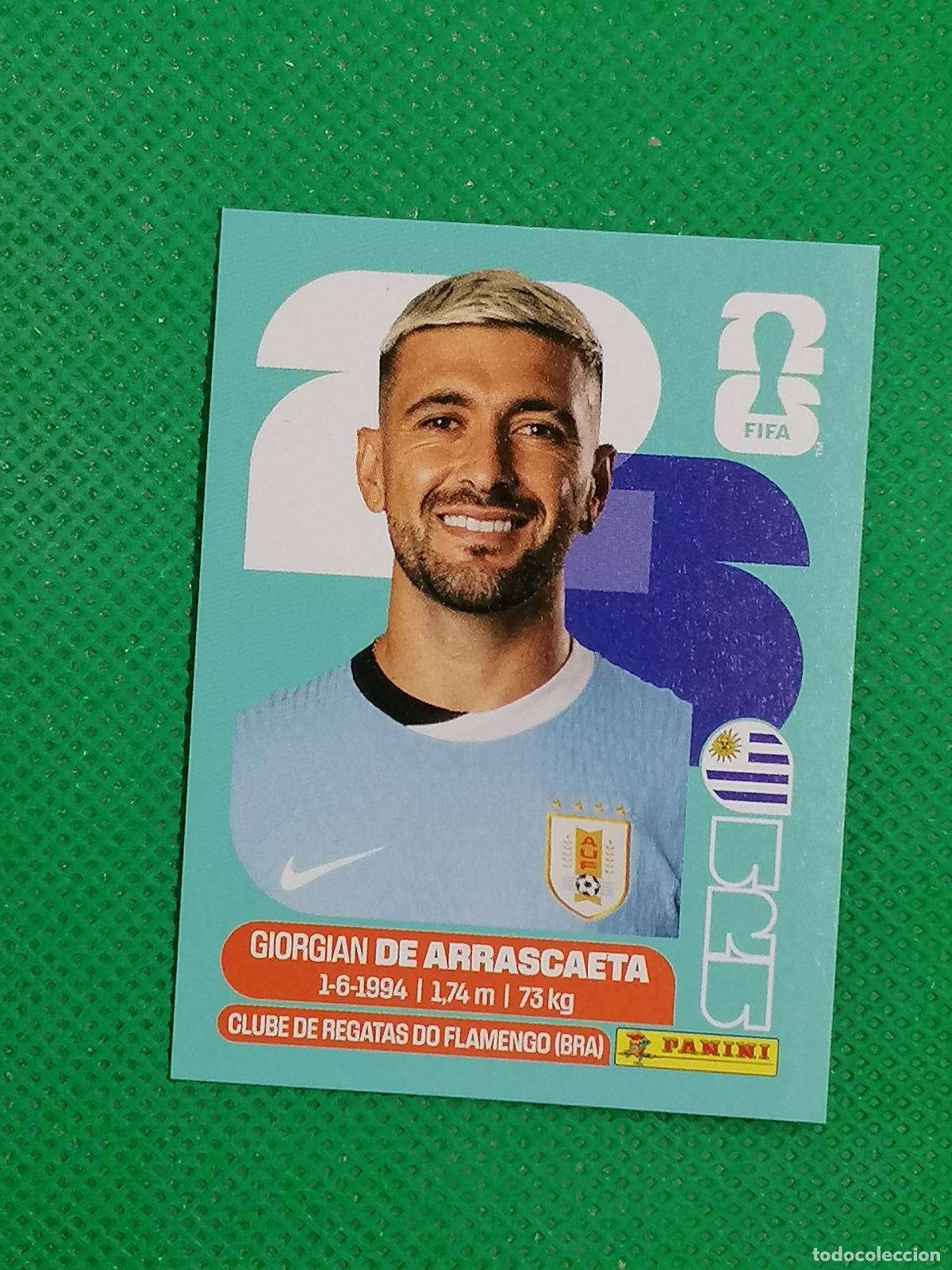 Cromos de F&uacute;tbol: URU 11 URU11 GIORGIAN ARRASCAETA URUGUAY ⚽ PANINI FIFA MUNDIAL WORLD CUP 26 2026 STICKER ⚽