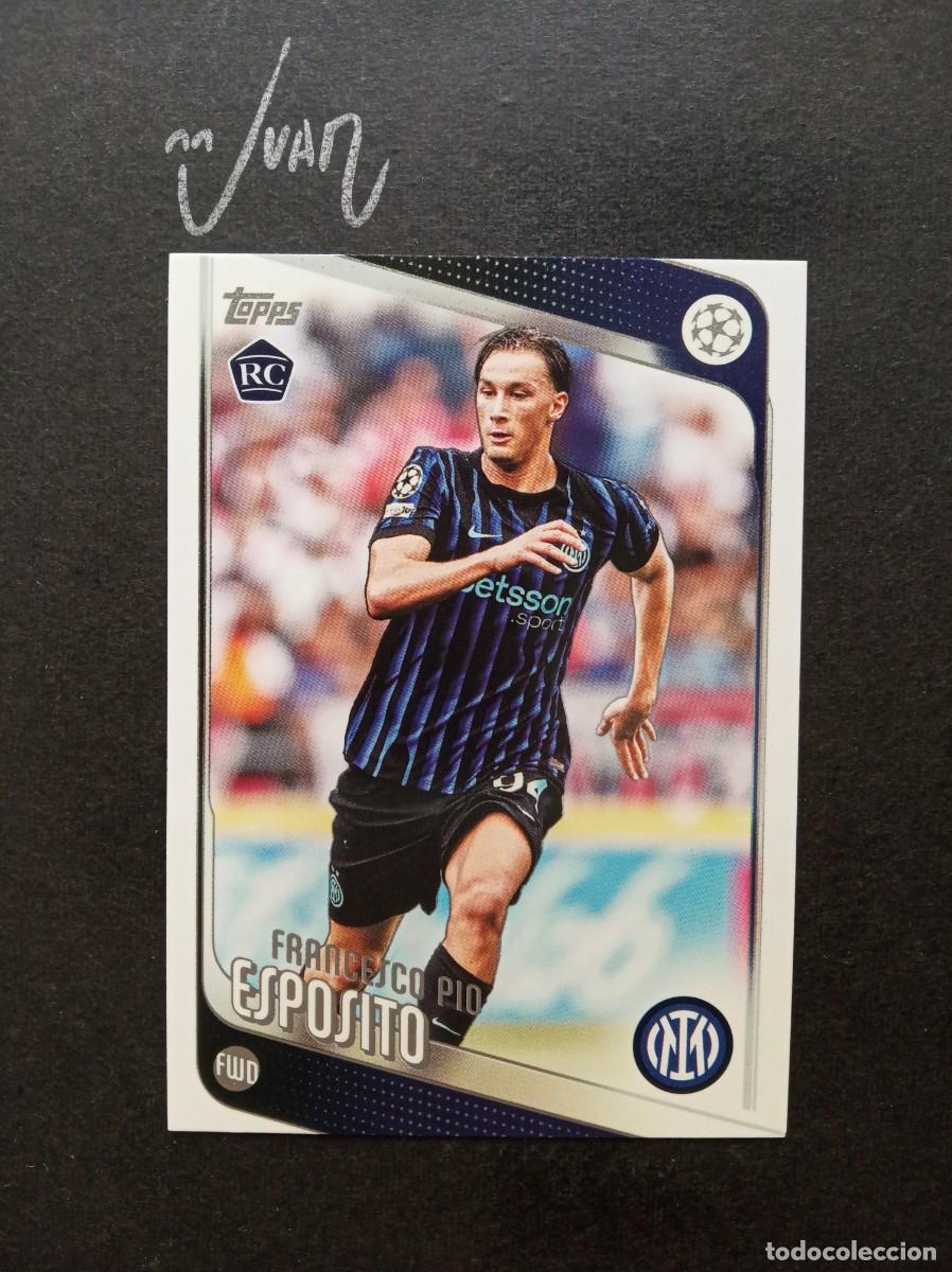 Football Stickers: N&ordm; 163 ROOKIE ESPOSITO FC INTERNAZIONALE ⚽ TOPPS &reg; FLAGSHIP CLUB COMPETITIONS 2025 2026 25 26 NUEVO