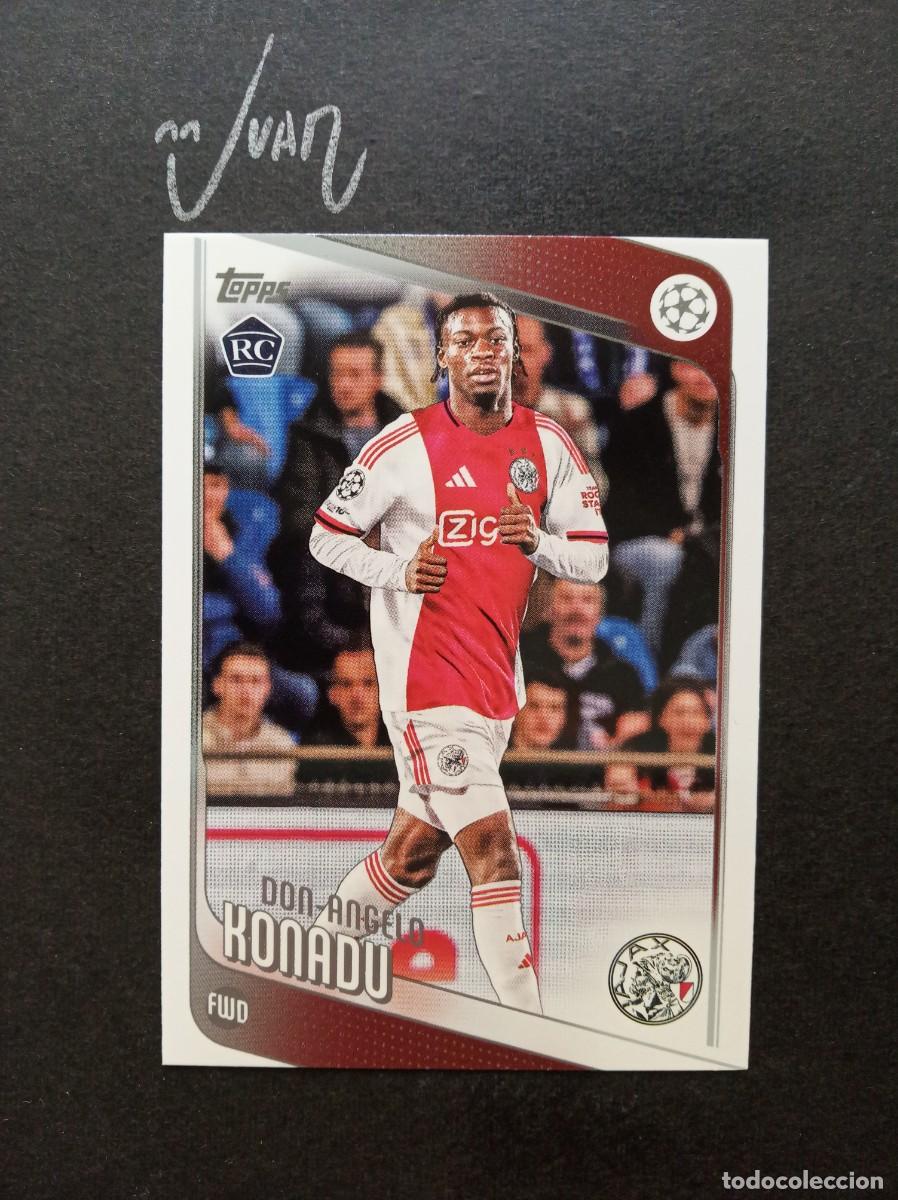 Football Stickers: N&ordm; 173 ROOKIE KONADU AFC AJAX ⚽ TOPPS &reg; FLAGSHIP CLUB COMPETITIONS 2025 2026 25 26 NUEVO