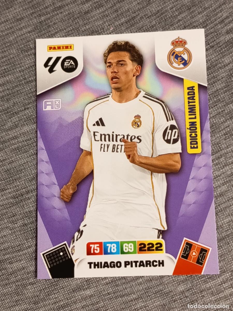 Cromos de F&uacute;tbol: Adrenalyn XL 2025 2026 25 26 Card THIAGO PITARCH EDICI&Oacute;N LIMITADA REAL MADRID nuevo