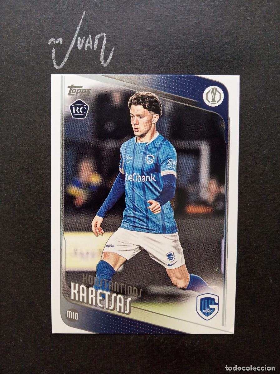 Football Stickers: N&ordm; 150 ROOKIE KARETSAS KAC GENK ⚽ TOPPS &reg; FLAGSHIP CLUB COMPETITIONS 2025 2026 25 26 NUEVO