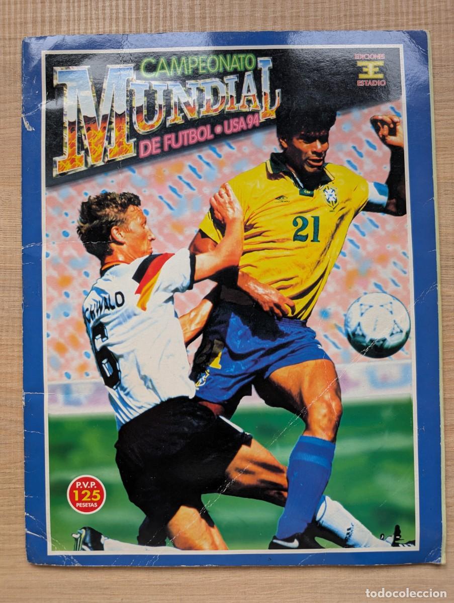 Cromos de F&uacute;tbol: &Aacute;lbum campeonato mundial de f&uacute;tbol USA 94 Estadio COMPLETO (Contiene los 455 cromos)