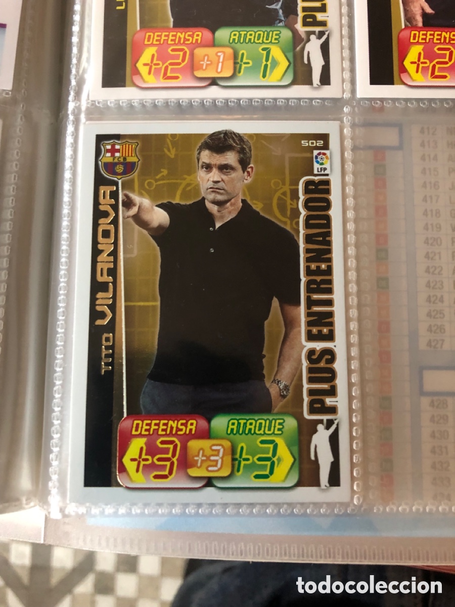 Cromos de F&uacute;tbol: Adrenalyn 2012 2013 plus entrenador Tito vilanova 502 Barcelona