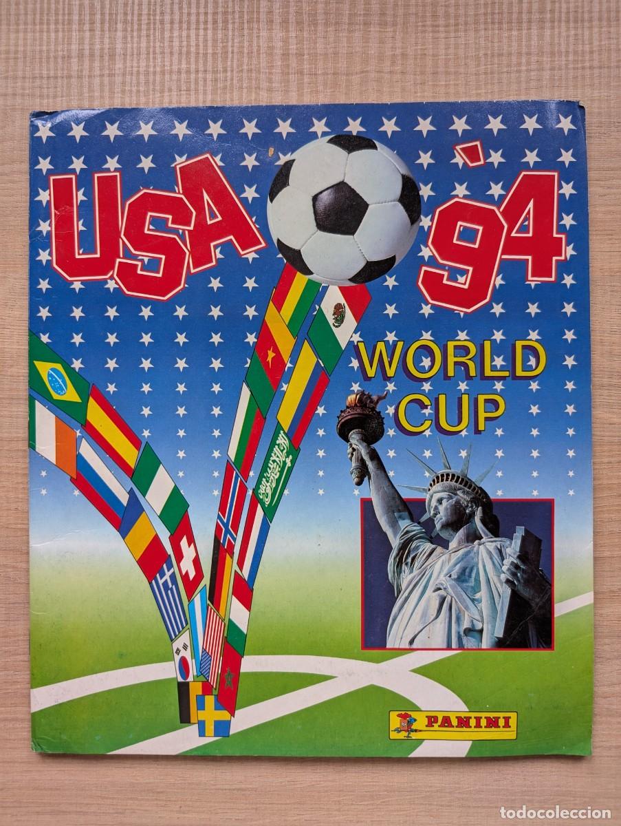 Cromos de F&uacute;tbol: &Aacute;lbum USA 94 Panini COMPLETO (Contiene los 444 cromos).