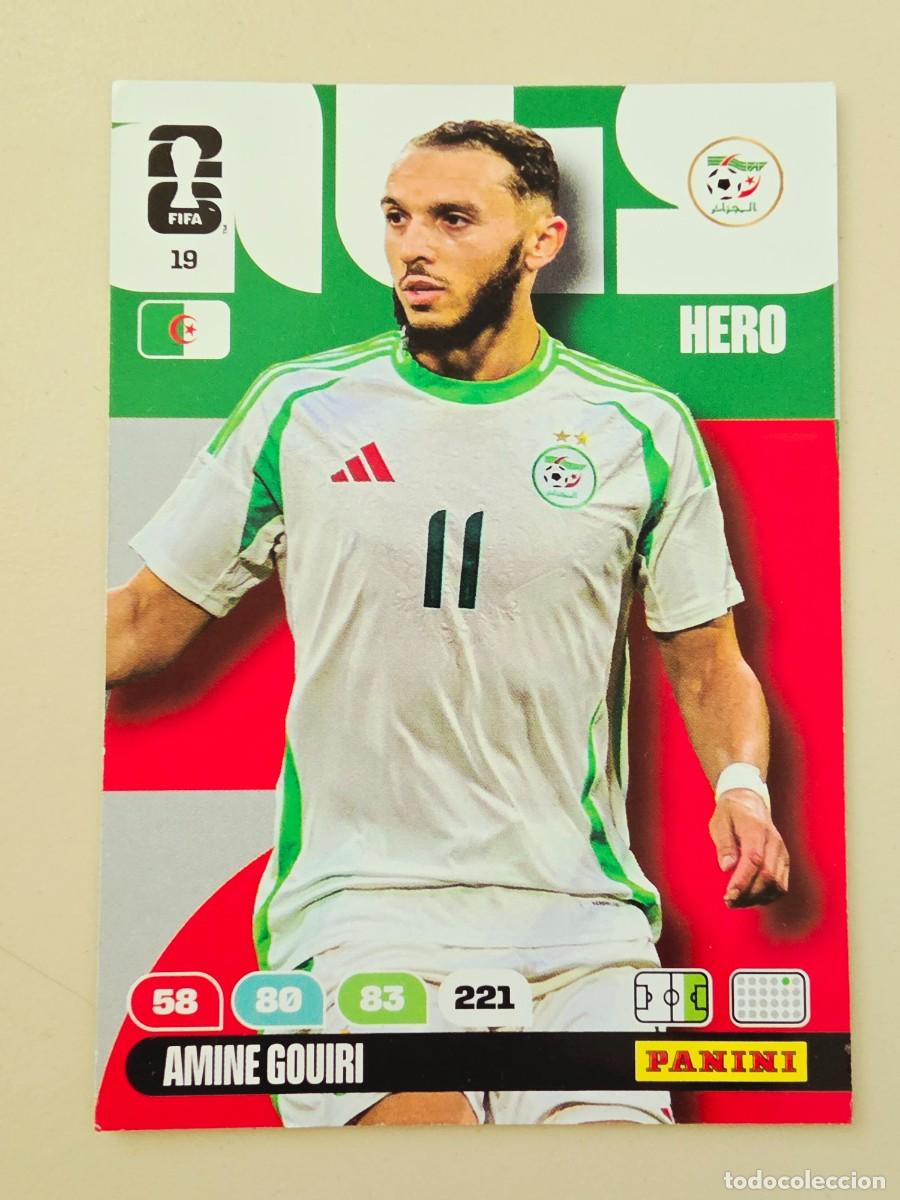 Cromos de F&uacute;tbol: 19 Amine Gouiri, Hero, Argelia, Panini Adrenalyn XL Fifa World Cup 2026 Mundial 26