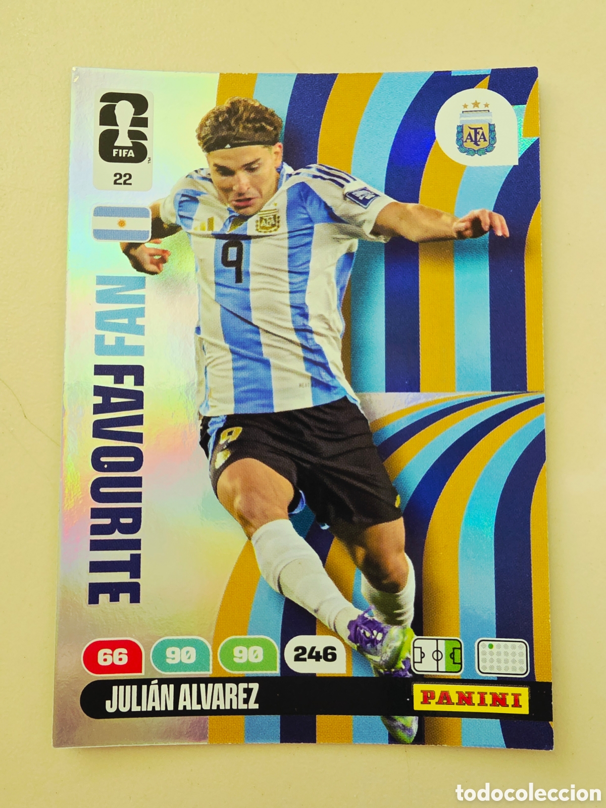 Fu&szlig;ball-Sticker: 22 Juli&aacute;n &Aacute;lvarez, Fan Favourite, Argentina, Panini Adrenalyn XL Fifa World Cup 2026 Mundial 26